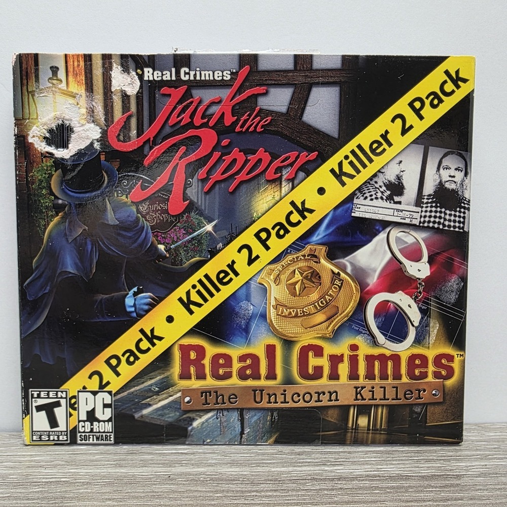 Real Crimes: Jack the Ripper - Unicorn Killer‎ - Windows PC - Vintage PC Game